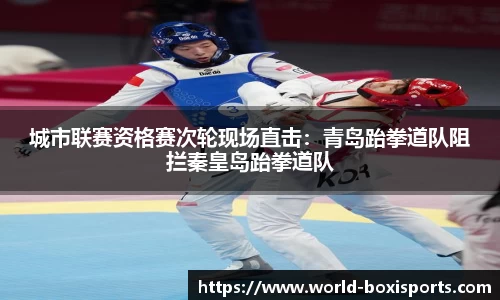 城市联赛资格赛次轮现场直击：青岛跆拳道队阻拦秦皇岛跆拳道队